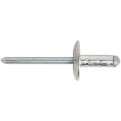 200 Pack of 4.8mm x 13mm Multi Grip Rivets - Durable Aluminium Compression Pins