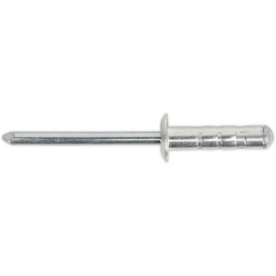 200 Pack of 4.8mm x 27mm Multi Grip Rivets - Durable Aluminium for DIY and Professional Use