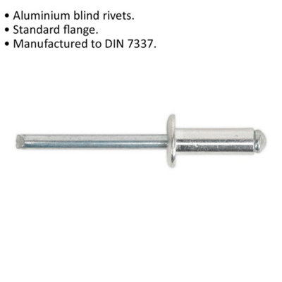 Dome Silver Aluminium Pop Rivet, Size: 4.8*2 Mm At ₹ 830/pack In Bengaluru - Foto 8