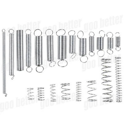 200 Piece Assorted Extension Tension Compression Springs Set With ...