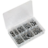 200 Piece Clevis Pin Assortment - Imperial Sizing - Securing Fastener Pins