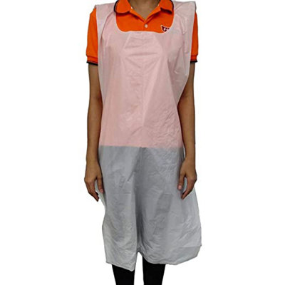 200 Strong Disposable White Apron PPE Viral Barrier Medical Protection BTB212 Use Medical, Food, Painting, Decorating