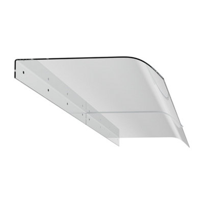 200 x 40 cm Awning for Door Window Exterior Front Door Overhang Awning Window Door Cover for Rain Sunlight Protection - 5