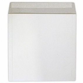 200 x White Strong 340x340mm Board Peel & Seal 13 Inch Record Mailer Envelopes