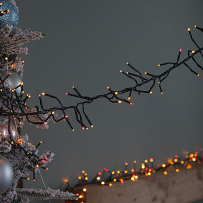 litogo 6 stuks led-lichtketting op batterijen met timer, 3 m, 30 leds, koperdraad, lichtketting voor binnen, werkt op batterijen (AA-batterij) voor feest, Kerstmis, Halloween, bruiloft, decoratie