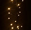 2000 LED 25m Premier Christmas Outdoor Cluster Timer Lights in Vintage Gold