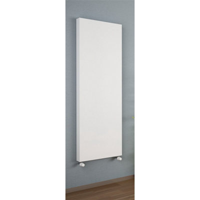 2000mm (H) x 600mm (W) - White Vertical Flat - Type 20 - Radiator (Madrid) - Double Panel - (2.0m x 0.6m) - Depth 72.5mm