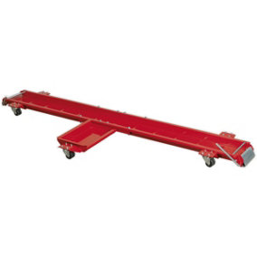 2000mm Side Stand Motorcycle Dolly - 565kg Weight Limit - Dual Castor Wheels