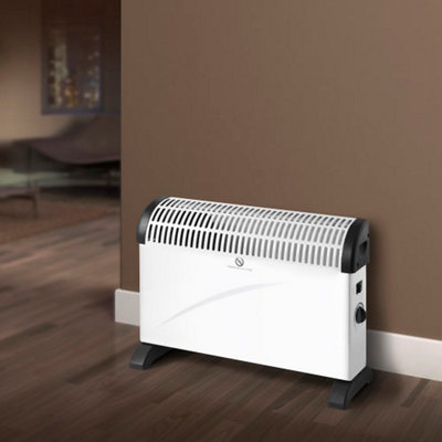 2000W Convection Heater - 3 heat settings & adjustable thermostat - 4