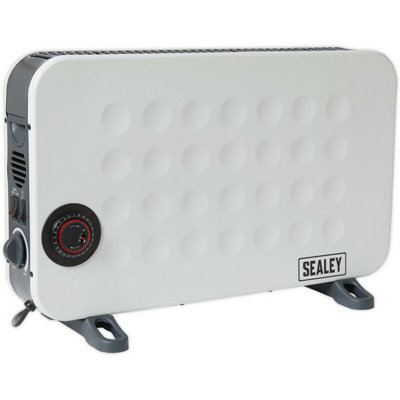 2000W Convector Heater - Thermostat Control Turbo Fan & Timer - 2 Heat Settings Price Comparisons | Compare The Build