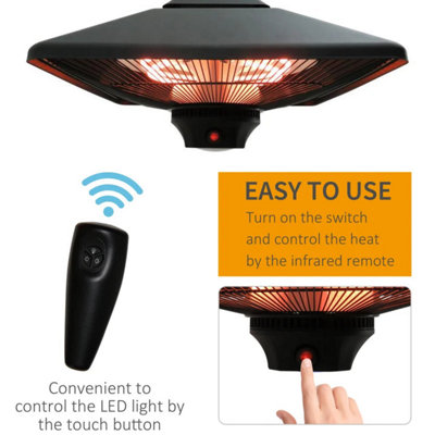 2000W Hanging Halogen Outdoor Patio - 5