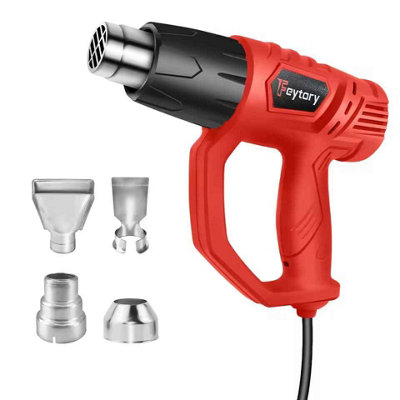 2000W Heat Gun with 2 Temp Settings Overload Protection Fast Heating 4 ...