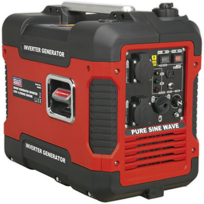 2000W Inverter Generator - 4-Stroke Engine - 4 Litre Fuel Tank - Dual ...