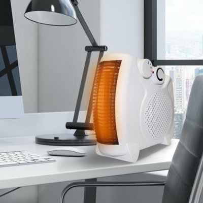 2000W Portable Silent Electric Fan Heater Hot & Cool Upright Brand New In Box