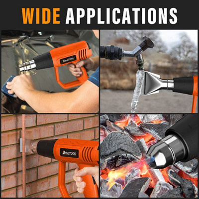 2000W Professional Heat Gun Dual Temperature, Fast Heating 60 600 with ...