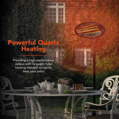 2000W Quartz Heater - 3 heat settings - 3
