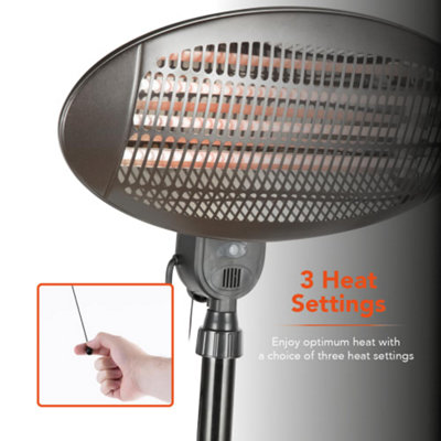 2000W Quartz Heater - 3 heat settings - 4