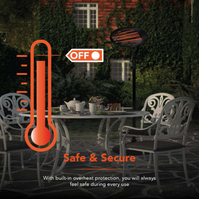 2000W Quartz Heater - 3 heat settings - 7