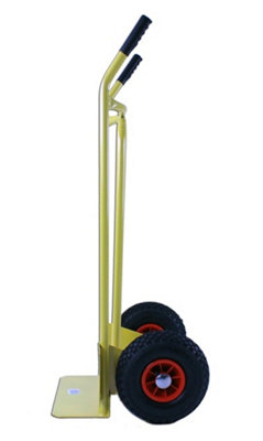 200kg Capacity Solid Toe Sack Truck - with Pneumatic Wheels - 3