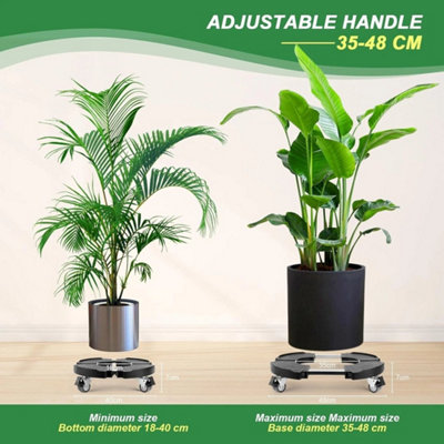 200kg Plant Pot Trolley Mover Stand on Wheels