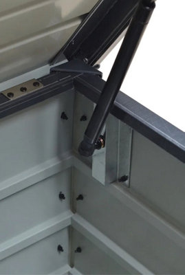 200L Extra Strong Metal garden Storage Box - 4