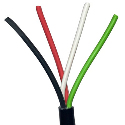 200m (660 ft) - Outdoor Rated 4 Core Speaker Cable 1.5mm OXYGEN FREE COPPER (OFC) 100V Wire