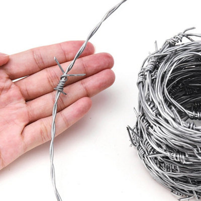 200m Barbed Wire Garden Fencing Security Roll Anti Cat Fox
