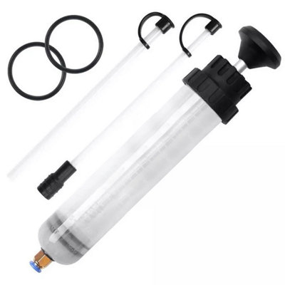 200ml (0.21Qt) Manual Oil Suction Syringe Pump – Fluid Extractor For Gearbox & Engine