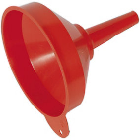 200mm Funnel With Fixed Spout & Filter - Ventilation Tube - Polyethylene