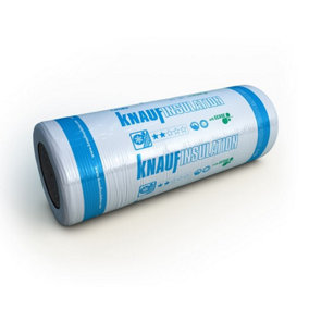 200mm Knauf Earthwool Loft Roll 44 Insulation Combi-Cut (x6 Rolls)