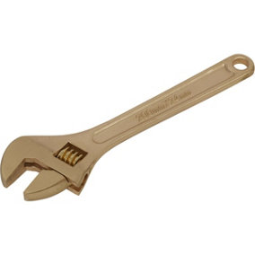 200mm Non-Sparking Adjustable Wrench - 24m Jaw Capacity - Beryllium Copper
