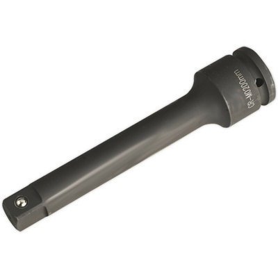 200mm Steel Impact Extension Bar with Spring-Ball Retainer - 3/4" Drive