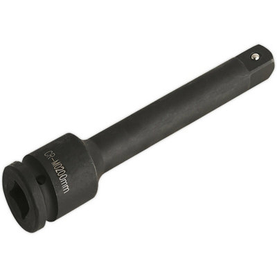 200mm Steel Impact Extension Bar with Spring-Ball Retainer - 3/4