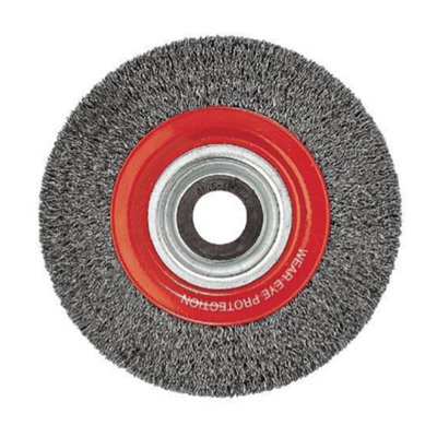 200mm x 25mm x 32mm Osborn Crimped Steel Wire Wheel. Price per 1.