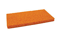 200mm x 400mm / 18mm Orange Rubber Sponge Pad for Grout Float Trowel