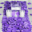 200pcs Dark Purple Silk Rose Petals Wedding Mothers Day Wedding Confetti Anniversary Table Decorations