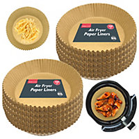 200pk Air Fryer Paper Liners Round - 6.5 Inch - Air Fryer Liners Disposable Air Fryer Parchment Paper Liners for Air Fryer Baskets