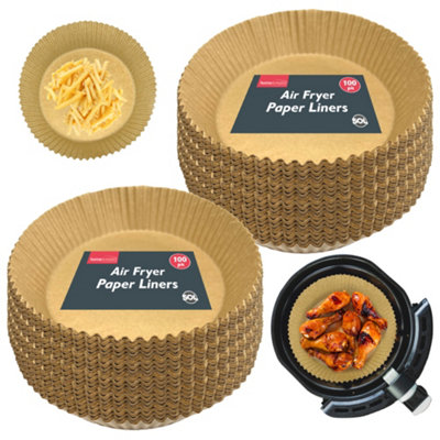 100pk Air Fryer Paper Liners Round - 6.5 Inch - Air Fryer Liners