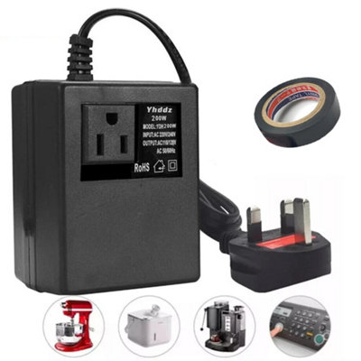 Transformateur DAJASD 220V Vers 110V – 200W – Step Down – Boîte Ouverte