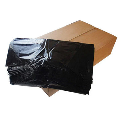 200x Black Home Kitchen General Use 18x29x33 Tear Resistant Refuse Bin Bags