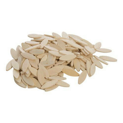 200x No.10 Biscuit Joints Wood Kitchen Worktop Joining Tool Fittings & Fixings DIY at B&Q