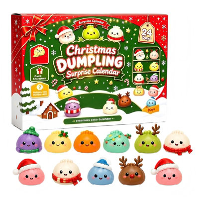 2026 Christmas Squishies Advent Calendar, 24 Days Mini Sensory Fidget ...