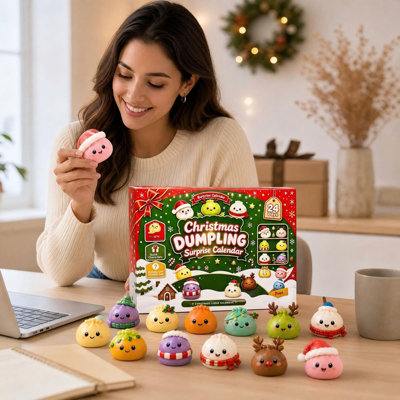 2026 Christmas Squishies Advent Calendar, 24 Days Mini Sensory Fidget ...