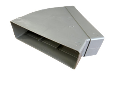 204mm x 60mm 45 Bend Horizontal Rectangular Duct