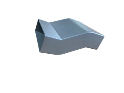 204mm x 60mm Cross-Over Piece Rectangular Duct