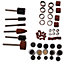 206pc Mini Polishing And Grinding Kit Fits Dremel Drums Discs Rotary Type Bits