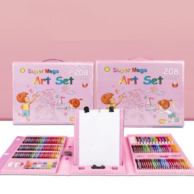 208 PCS Art Kit Coloring and Drawing Set A