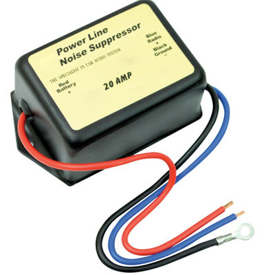 20A Noise Suppressor Filter Box Car CD Radio Eliminate Hum Reduction ...