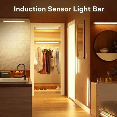 20cm White Light Rechargeable USB LED Motion Sensor Light Under Cabinet ...