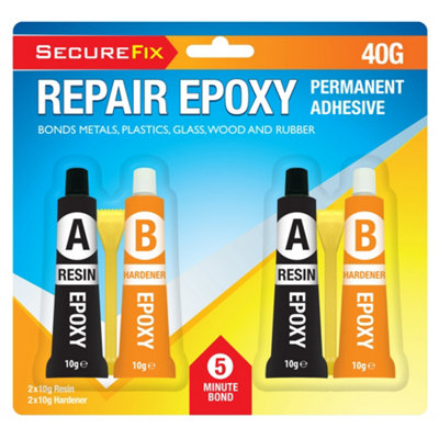 Beclen Harp 4 Pack Epoxy Hardener & Resin Glue Adhesive Kit Bonds Glass  Metal Plastics Wood/ Dissolve Epoxy Glue